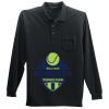 Long Sleeve Silk Touch Polo with Pocket Thumbnail